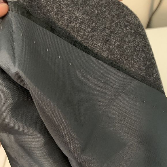 Vintage Miss Pendleton 8 Wool Midi Skirt Gray Straight Career - Picture 5 of 12